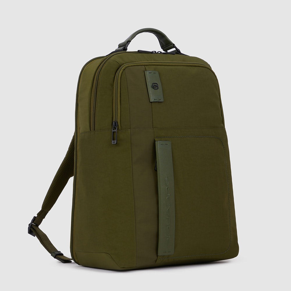 Zaino Computer 15,6 fast-check backpack Verde - Qshops (Piquadro)