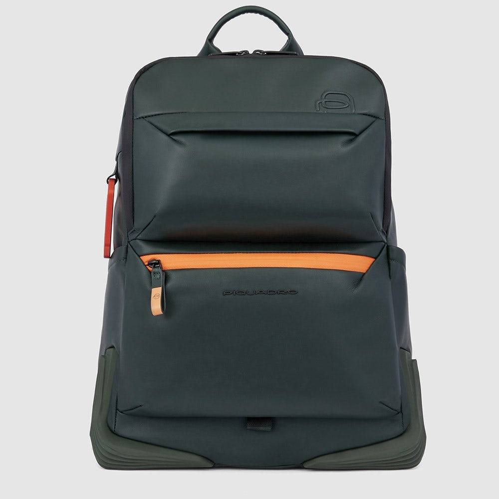 Zaino porta Computer 14 and iPad®Pro 12,9 backpack Verde - Qshops (Piquadro)