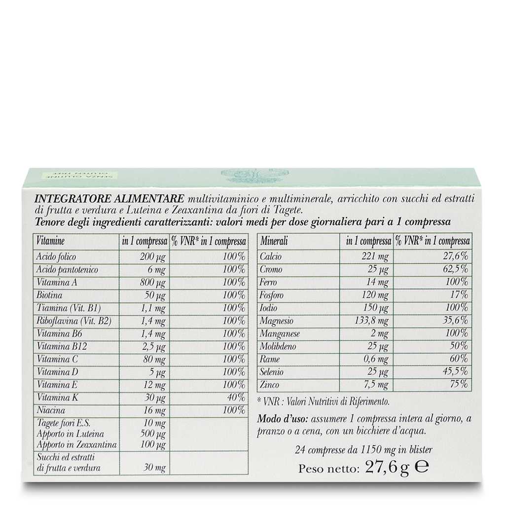 Erbamea - Integratore Vitamine & Minerali 24 compresse - Qshops (L’Erbolario)