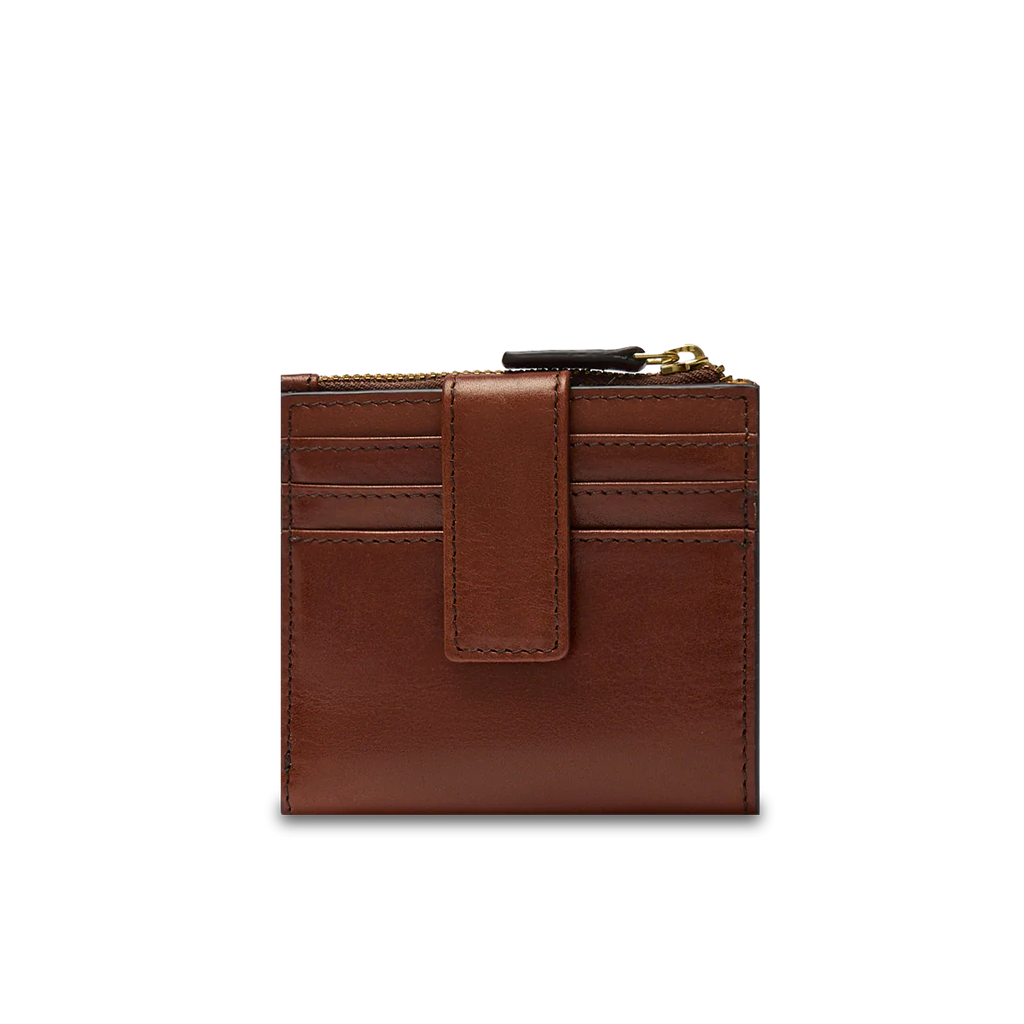 Portafogli in pelle donna piccolo Lucrezia Marrone - Qshops (The Bridge)