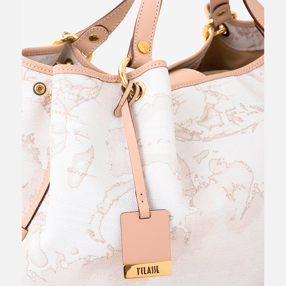 Geo White Borsa grande a mano Bianco - Qshops (Alviero Martini 1A Classe)