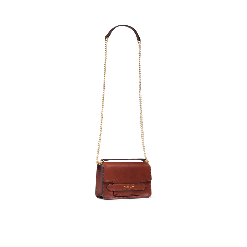 Borsa tracolla pelle con catena Lucrezia Marrone - Qshops (The Bridge)