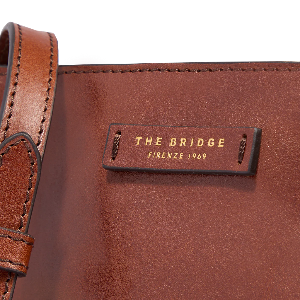Borsa tracolla in pelle piccola Mirra Marrone - Qshops (The Bridge)