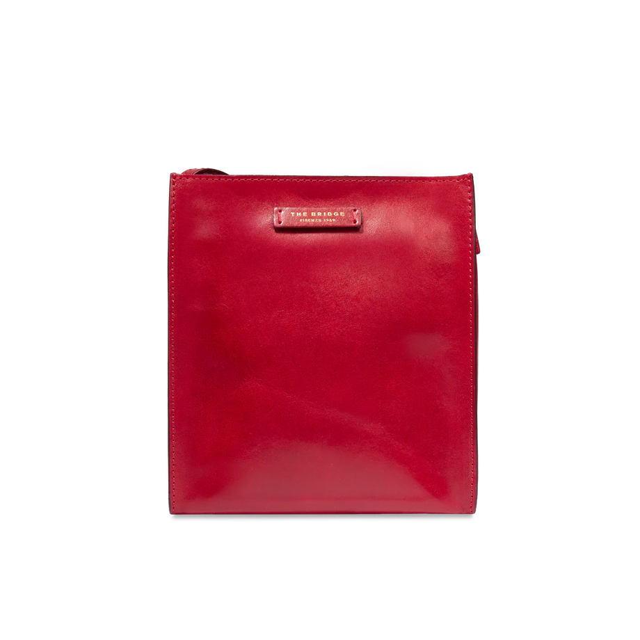 Tracolla per borsa in pelle rossa con ganci, manico di ricambio per borsa - Italia Tracolla per borsa in pelle rossa con ganci, manico di ricambio per borsa - Italia