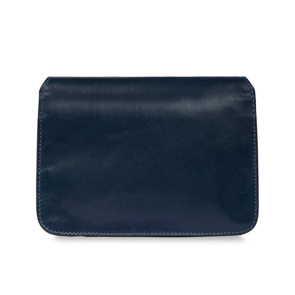 Borsa tracolla pelle grande Lucrezia Blu - Qshops (The Bridge)