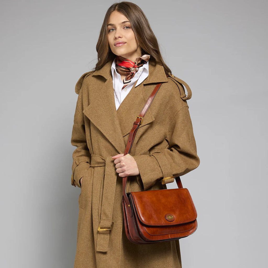 Tracolla The Bridge Story Donna Cuoio - Qshops (The Bridge)