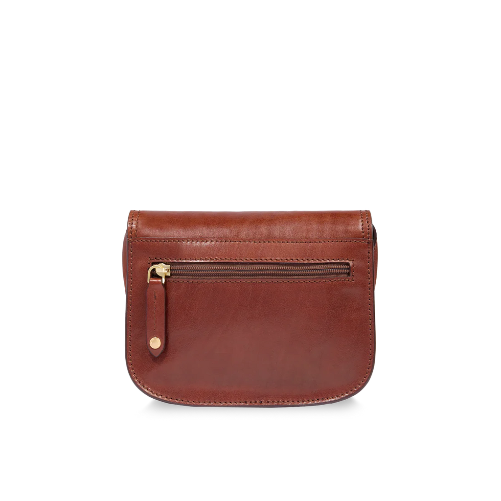 Borsa tracolla in pelle a scomparti small Story Donna Marrone - Qshops (The Bridge)