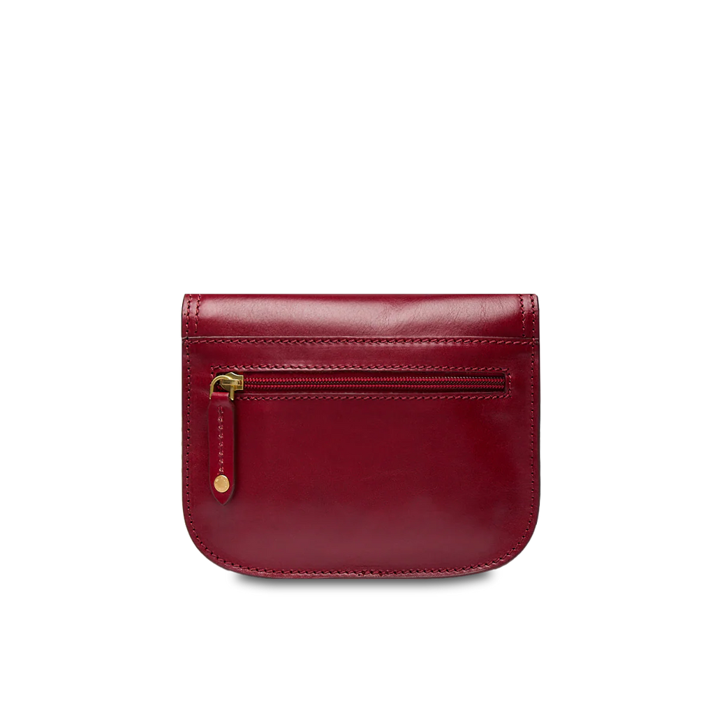 Borsa tracolla in pelle a scomparti small Story Donna Rosso Ribes - Qshops (The Bridge)