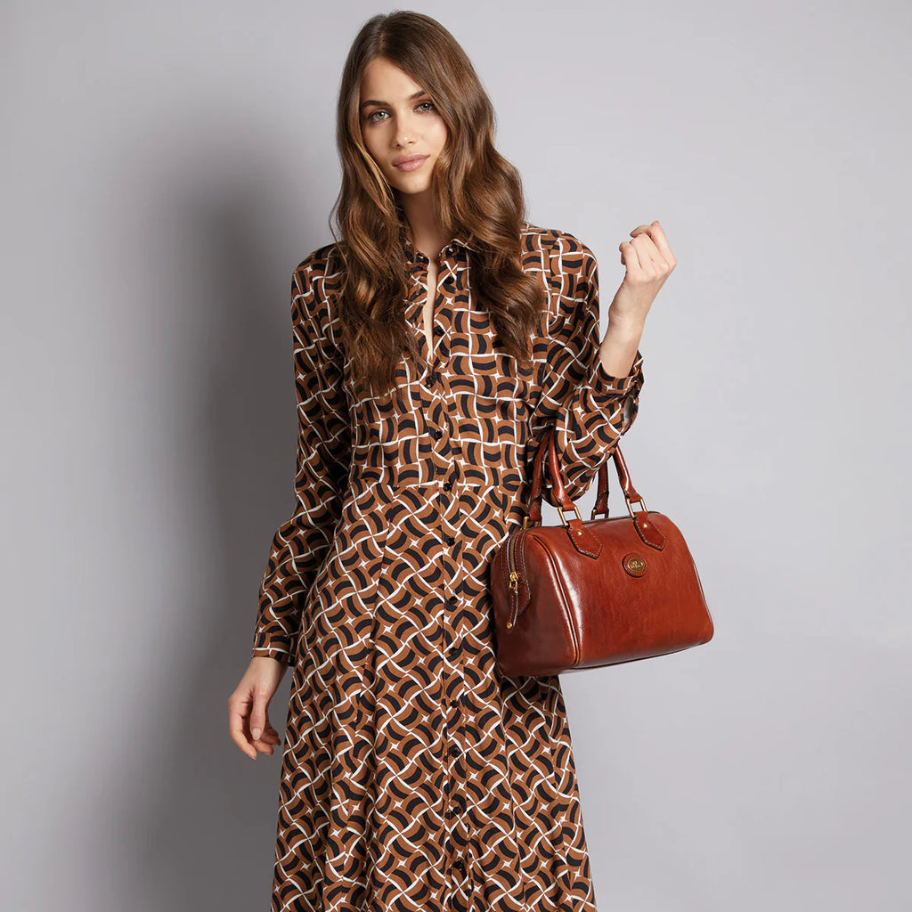 Bauletto in pelle con tracolla removibile Story Donna - Qshops (The Bridge)