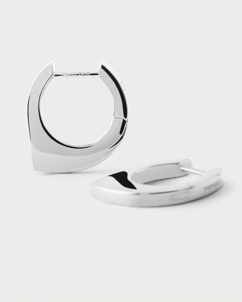 Orecchini a cerchio in argento Oda - Qshops (PDPAOLA)