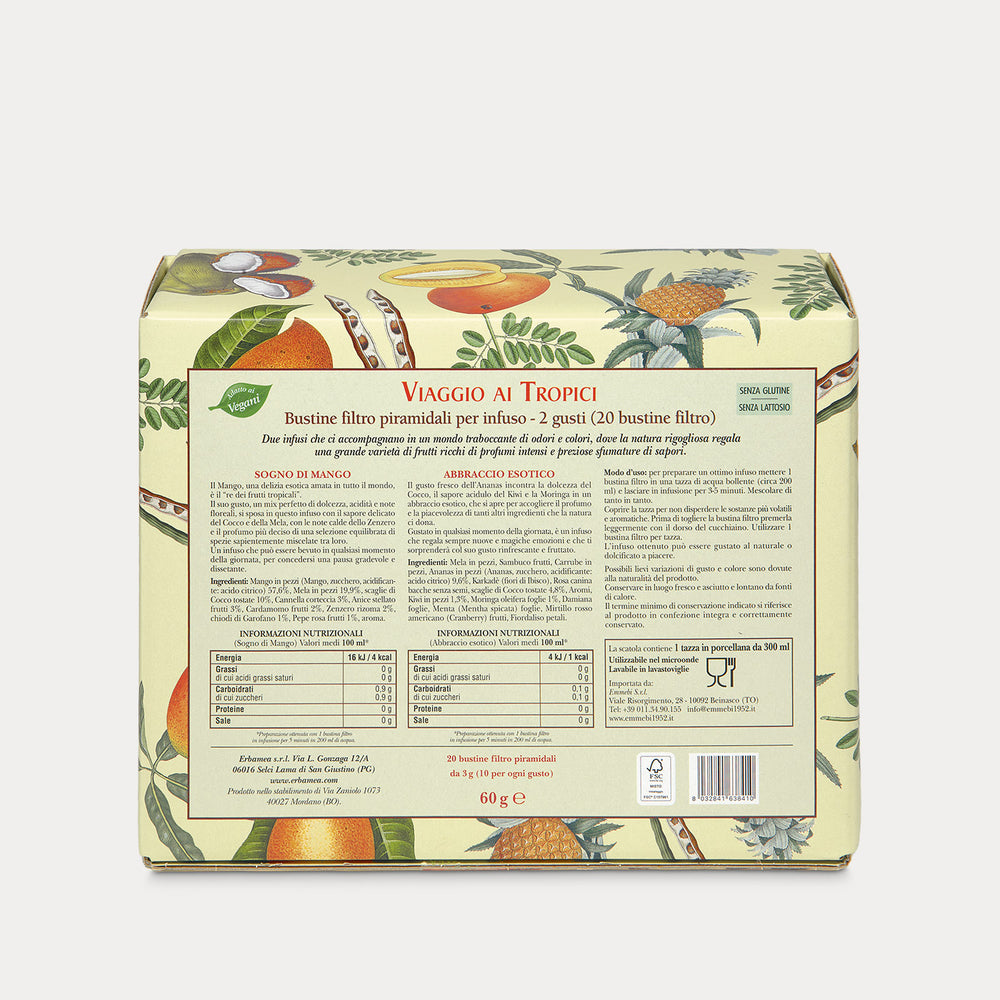 Scatola Regalo Viaggio ai Tropici - Qshops (L’Erbolario)