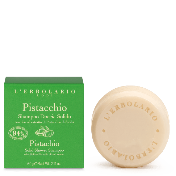 Shampoo Doccia Solido Pistacchio - Qshops (L’Erbolario)
