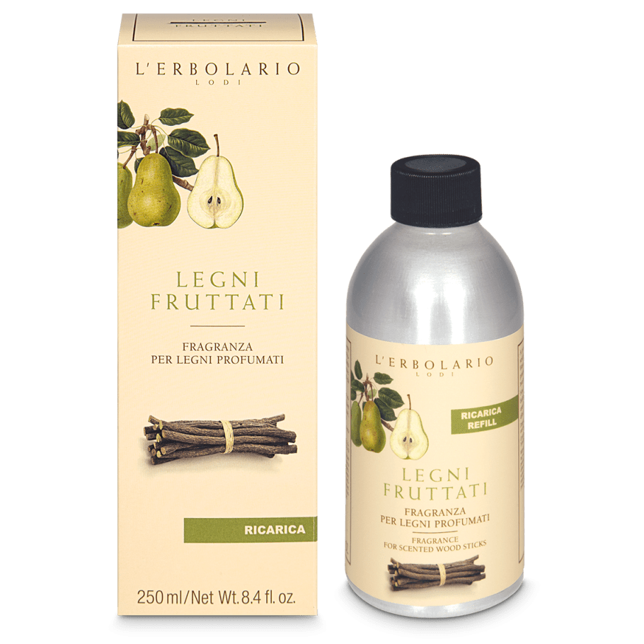 Ricarica Fragranza per Legni Profumati Legni Fruttati 250 ml - Qshops (L’Erbolario)
