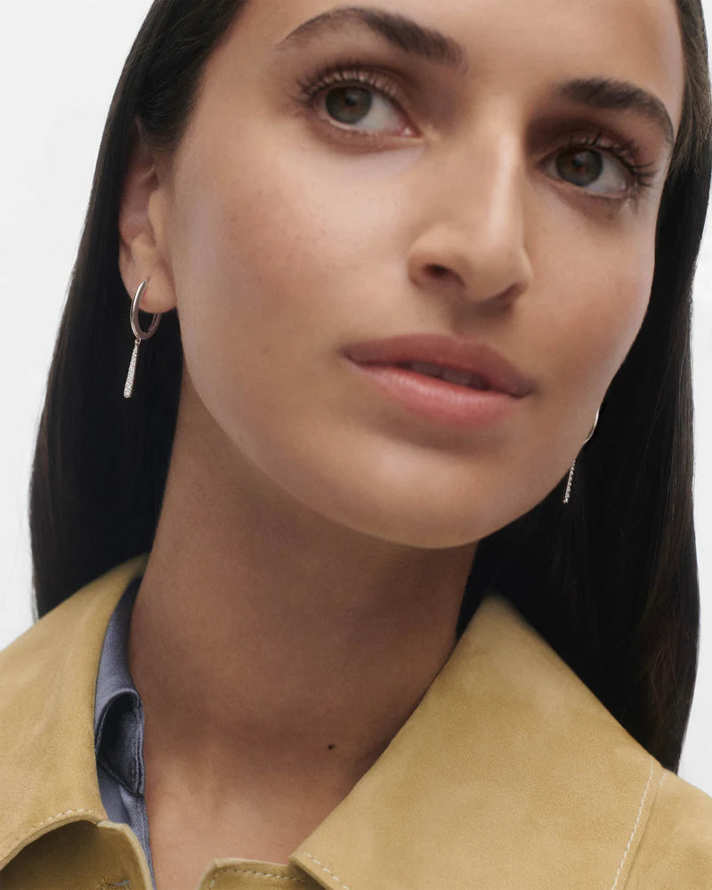 Orecchini a cerchio in argento Olga mini - Qshops (PDPAOLA)