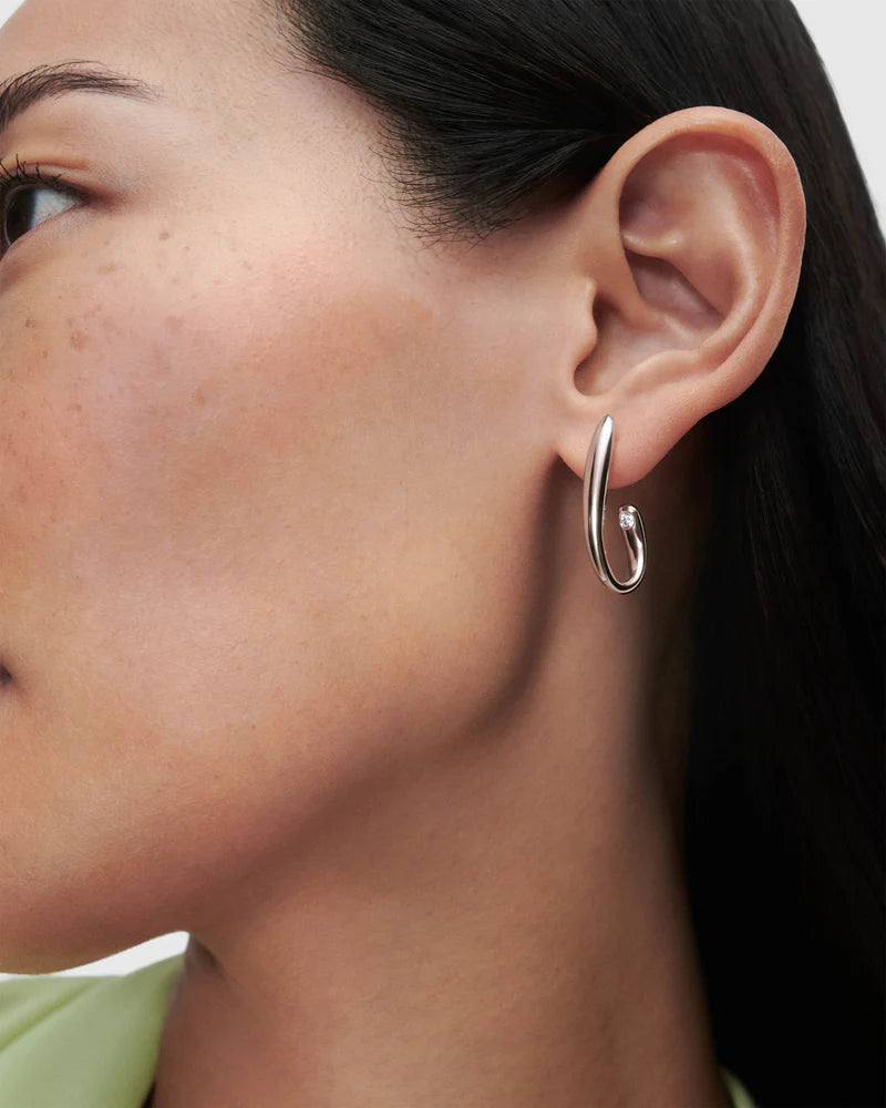 Orecchini a cerchio in argento Volta - Qshops (PDPAOLA)