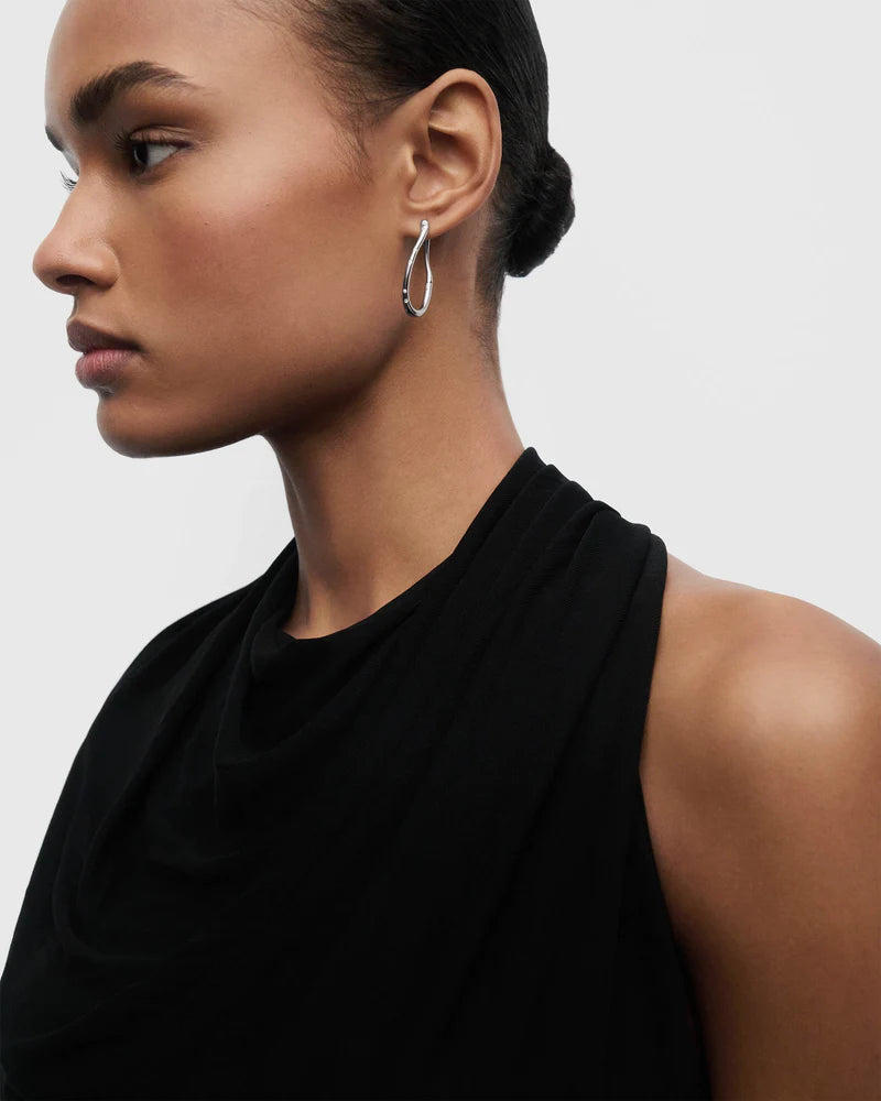 Orecchini a cerchio in argento Air - Qshops (PDPAOLA)