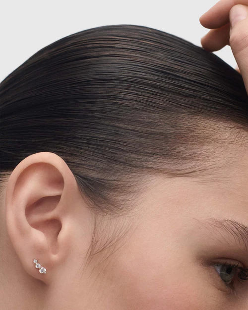 Piercing orecchio in diamanti e oro bianco Eve - Qshops (PDPAOLA)