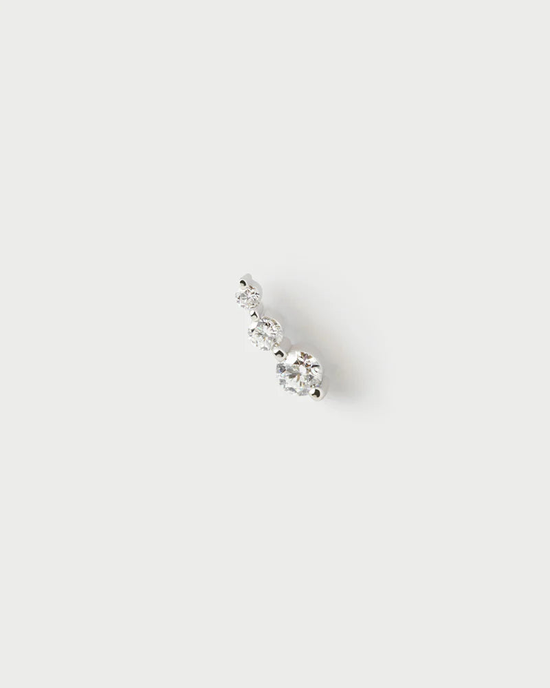 Piercing orecchio in diamanti e oro bianco Eve - Qshops (PDPAOLA)