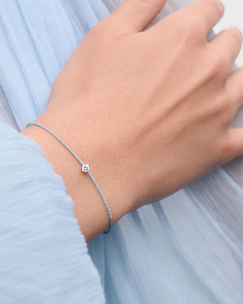 Bracciale in diamante e corda Grace - Qshops (PDPAOLA)