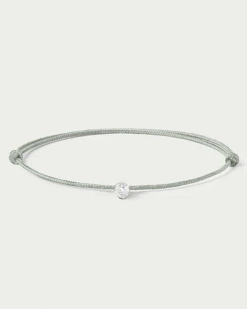 Bracciale in diamante e corda Grace - Qshops (PDPAOLA)