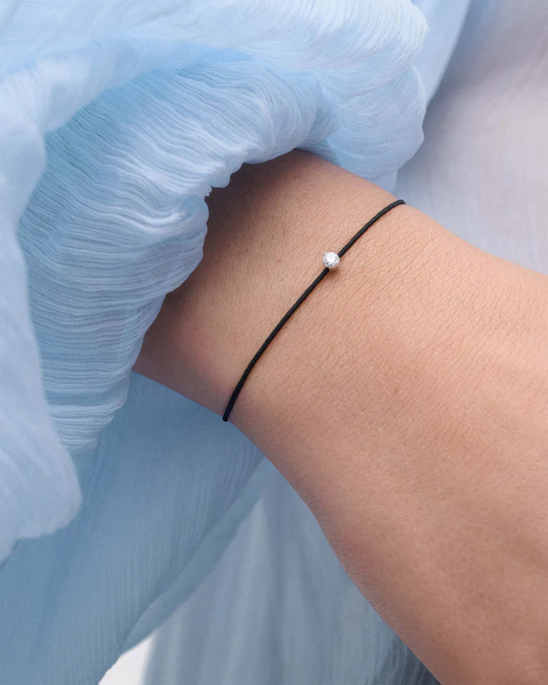 Bracciale in diamante e corda Grace - Qshops (PDPAOLA)