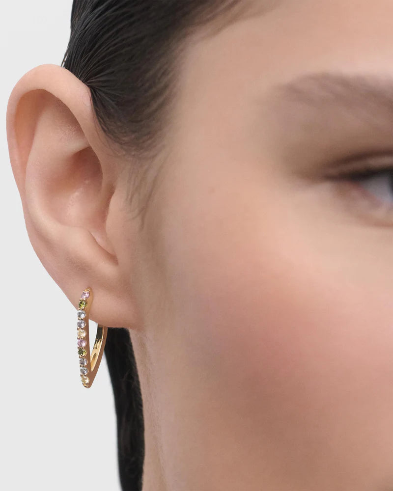 Orecchini a cerchio Multicolor Gloss - Qshops (PDPAOLA)