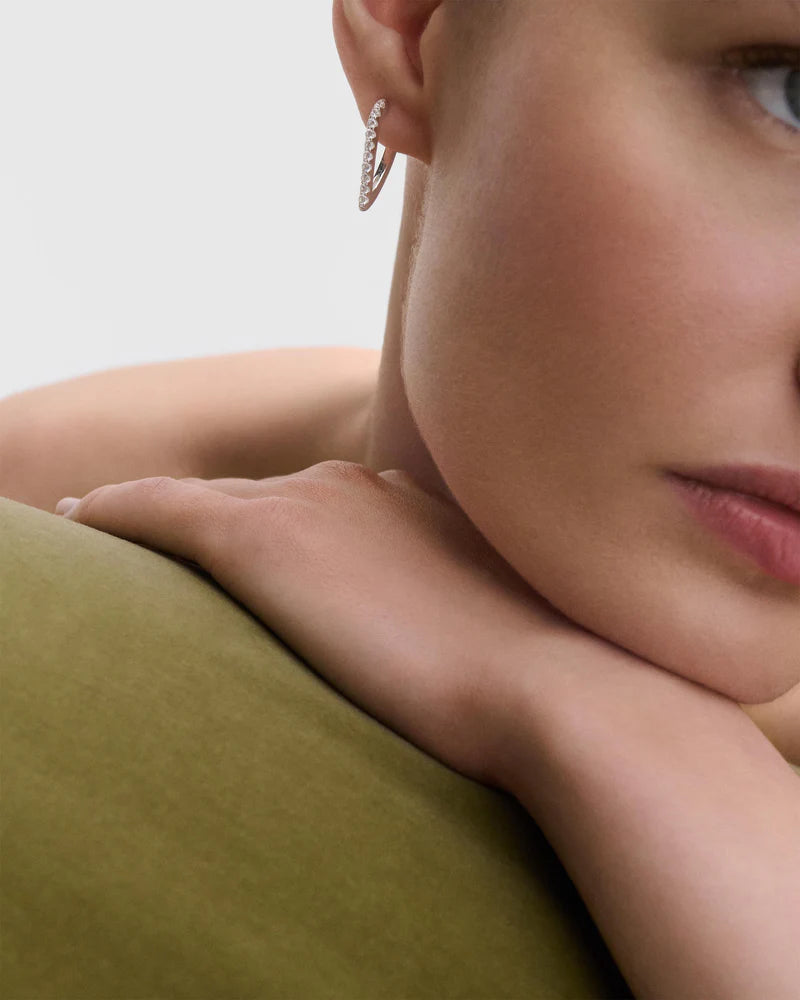 Orecchini a cerchio in argento Gloss - Qshops (PDPAOLA)