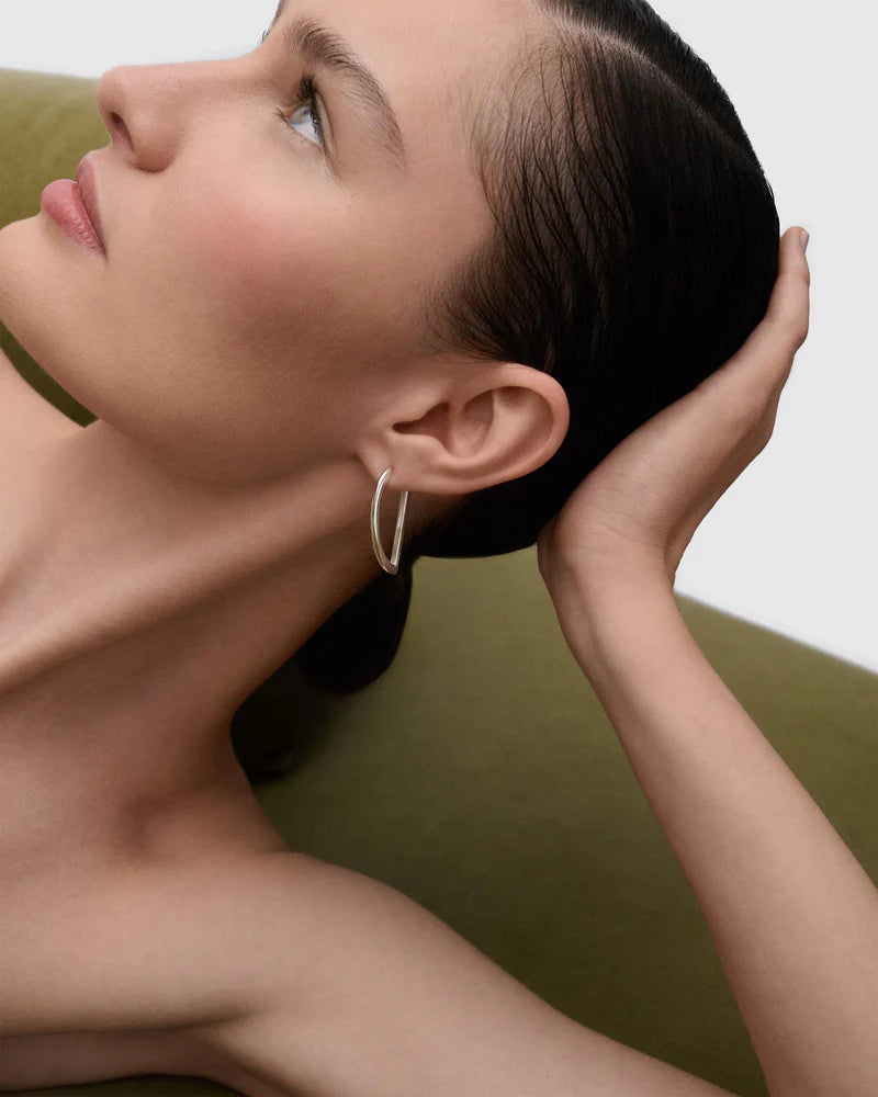 Orecchini a cerchio in argento Vento - Qshops (PDPAOLA)