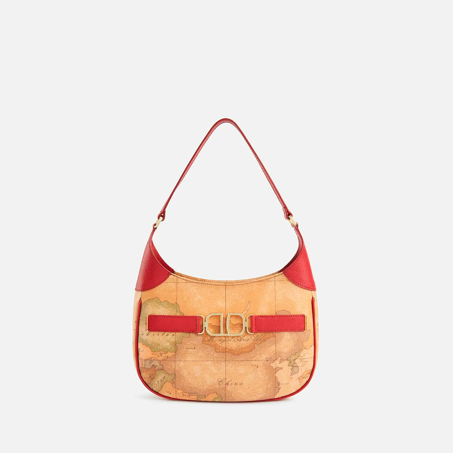 3D Geo borsa sottospalla Lampone Qshops