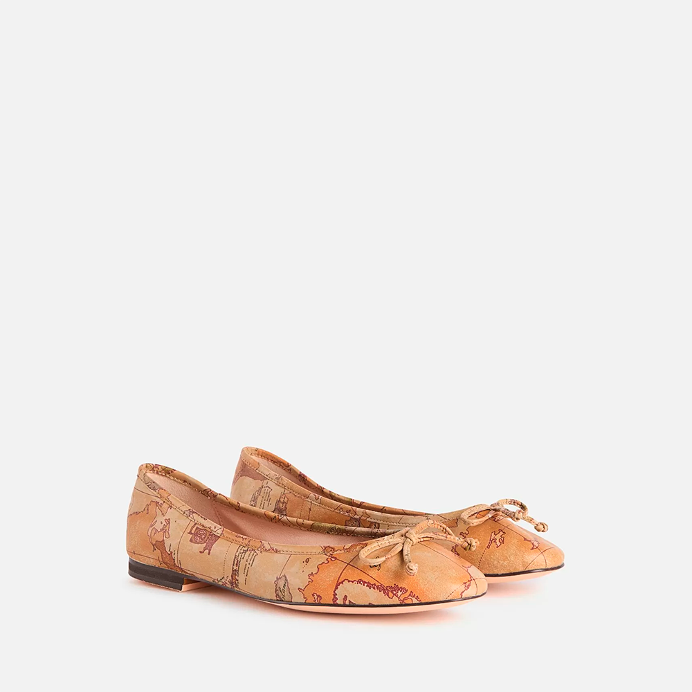 Ballerine in tessuto effetto nappa Geo Classic - Qshops (Alviero Martini 1A Classe)