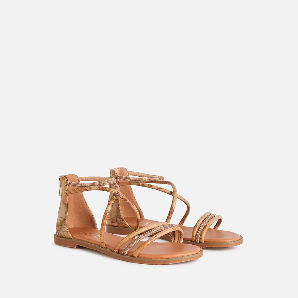 Sandali a tallone chiuso in eco nappa Geo Classic - Qshops (Alviero Martini 1A Classe)