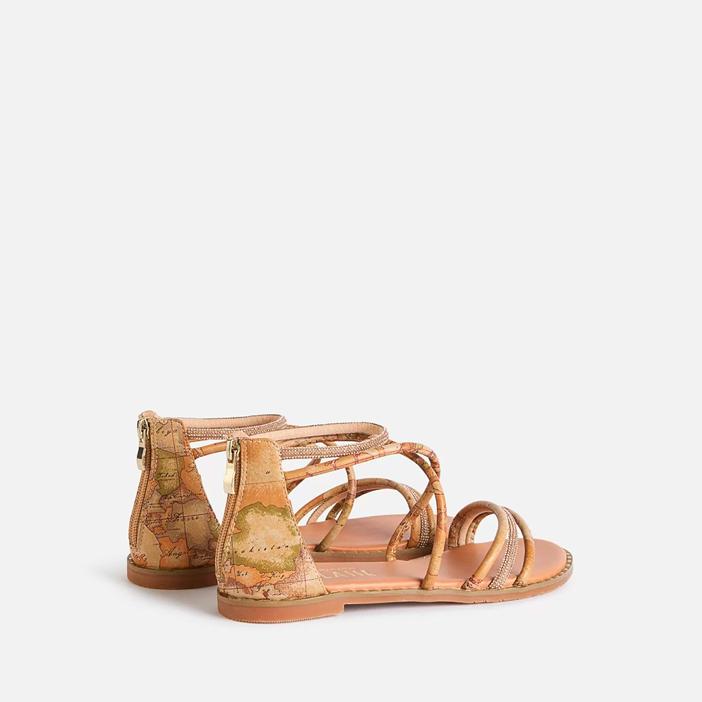 Sandali a tallone chiuso in eco nappa Geo Classic - Qshops (Alviero Martini 1A Classe)