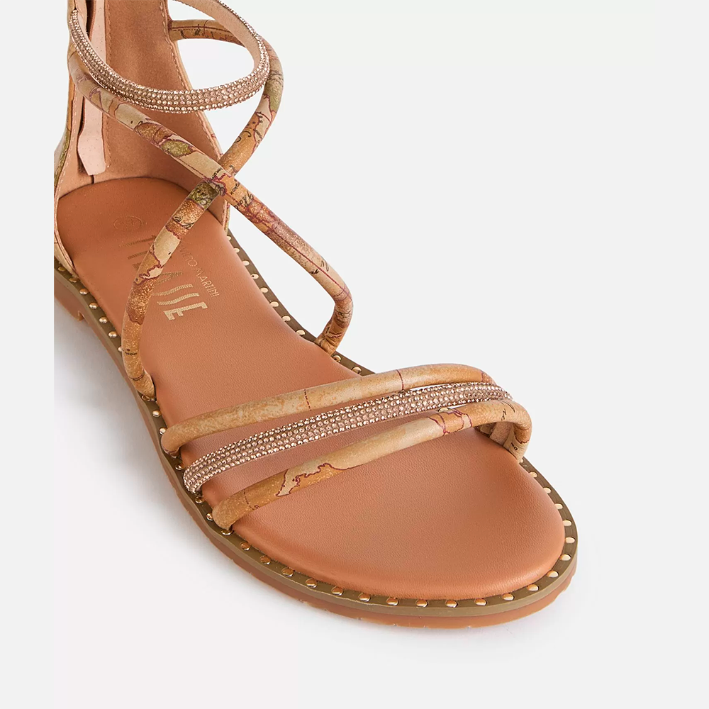 Sandali a tallone chiuso in eco nappa Geo Classic - Qshops (Alviero Martini 1A Classe)