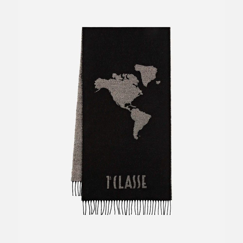 Sciarpa Geo Pieno 40x170 Nera - Qshops (Alviero Martini 1A Classe)