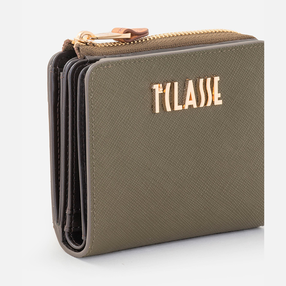 Windy City portafoglio zipfold piccolo Verde Muschio - Qshops (Alviero Martini 1A Classe)