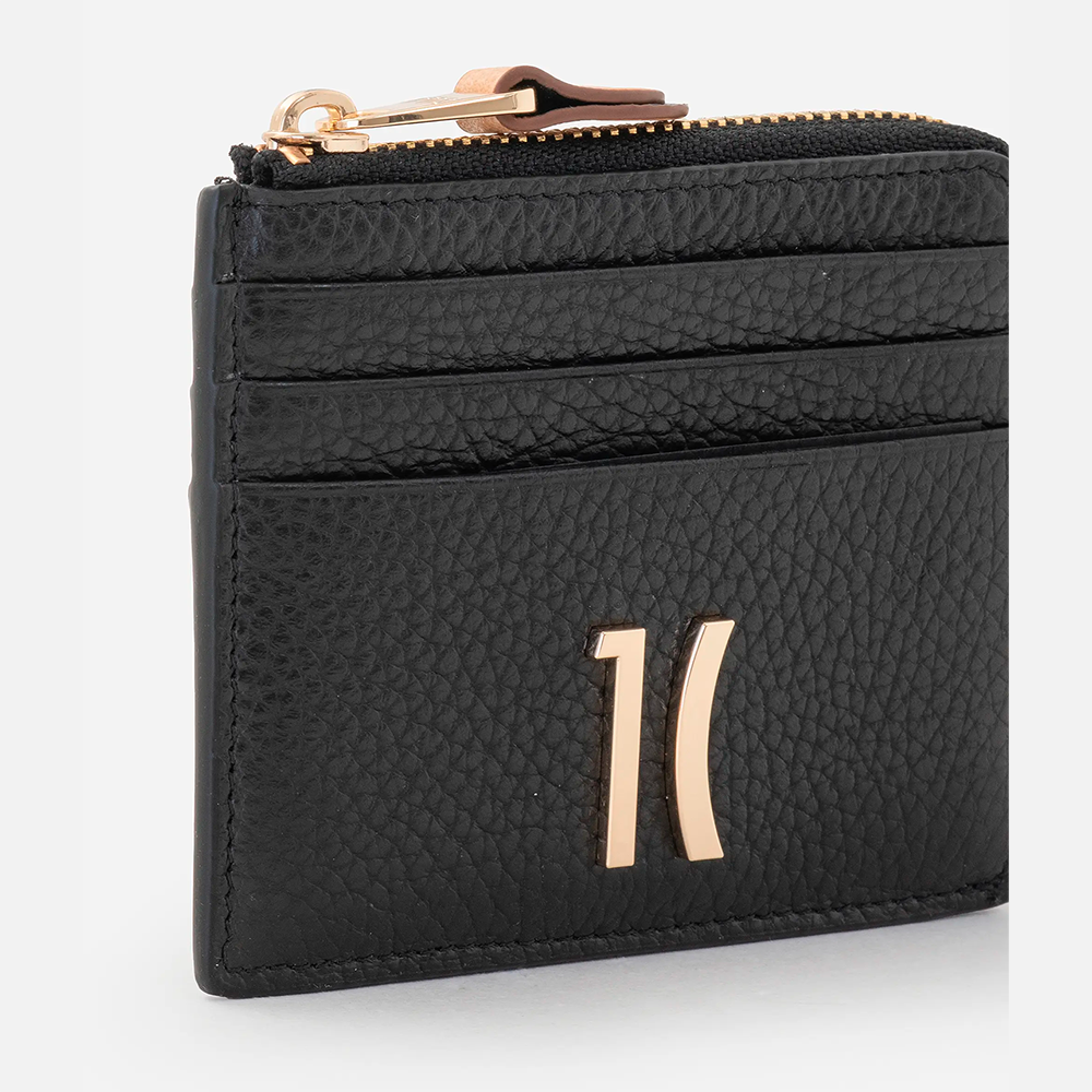 Castle Leather portacarte con zip Nero - Qshops (Alviero Martini 1A Classe)