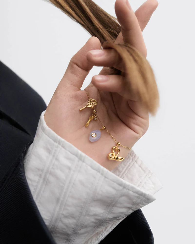 Charm Cigni e Cuore - Qshops (PDPAOLA)