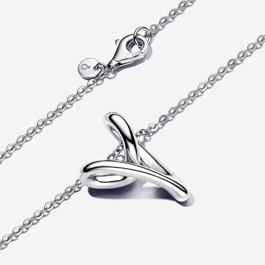 Collana Cuore Linea Sinuosa - Qshops (Pandora)