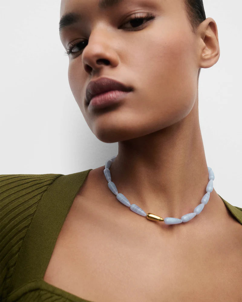 Collana Agata blu Drop - Qshops (PDPAOLA)