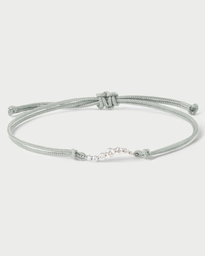 Bracciale in diamanti e corda Venus - Qshops (PDPAOLA)