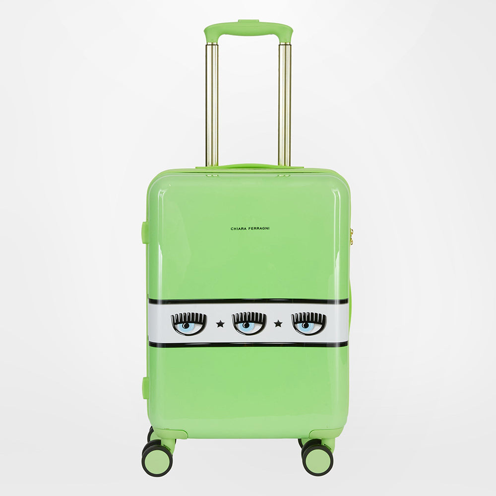 Trolley Logomania S Verde - Qshops (Chiara Ferragni)