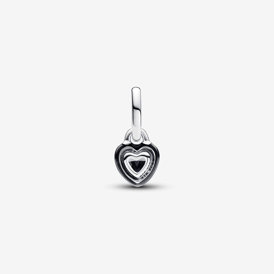 Charm Mini Pendente Black Chakra Heart Pandora ME - Qshops (Pandora)
