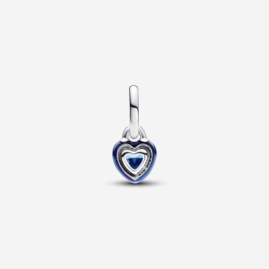 Charm Mini Pendente Blue Chakra Heart Pandora ME - Qshops (Pandora)