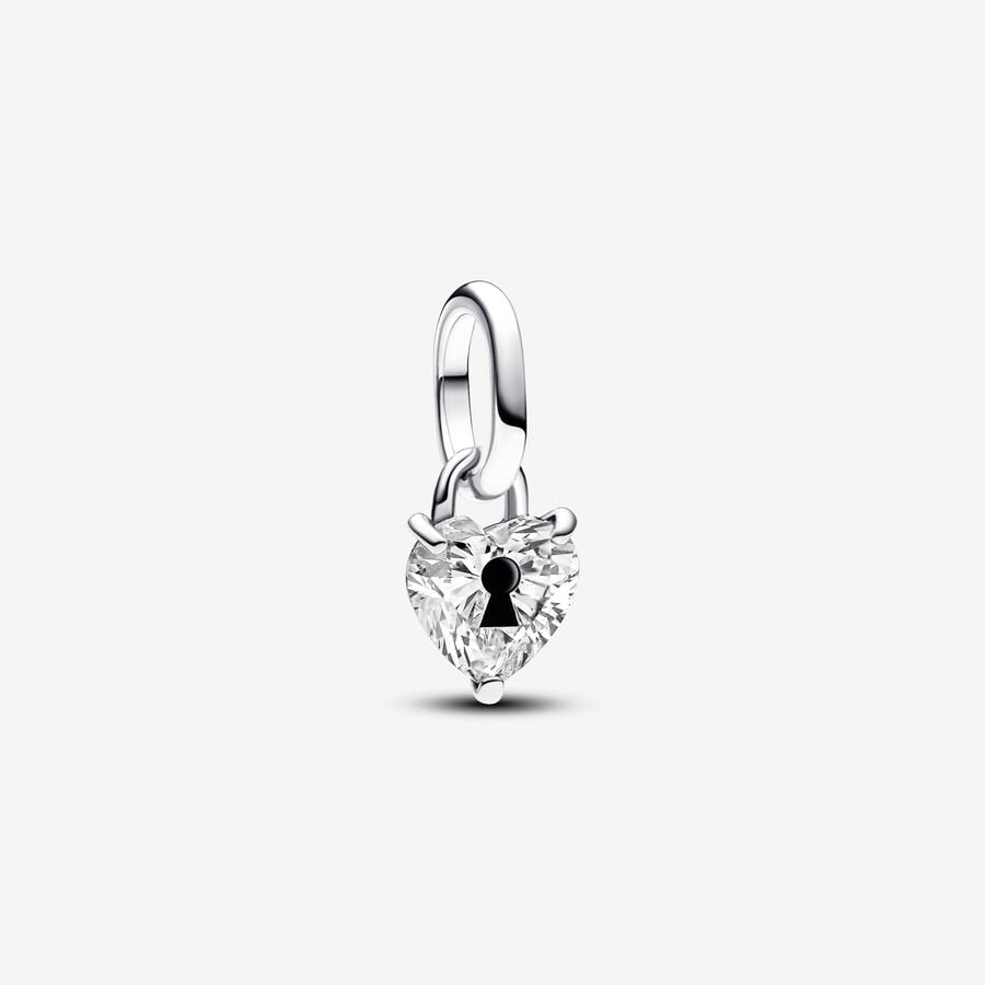 Charm Mini Pendente Keyhole Heart Pandora ME - Qshops (Pandora)