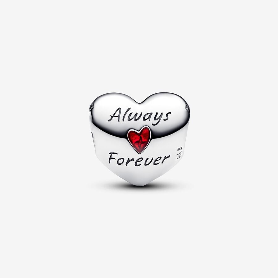 Disney, Cuore Mickey & Minnie "Always Forever" - Qshops (Pandora)