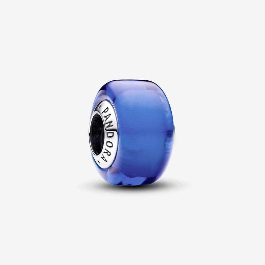 Charm Mini Vetro di Murano Blu - Qshops (Pandora)