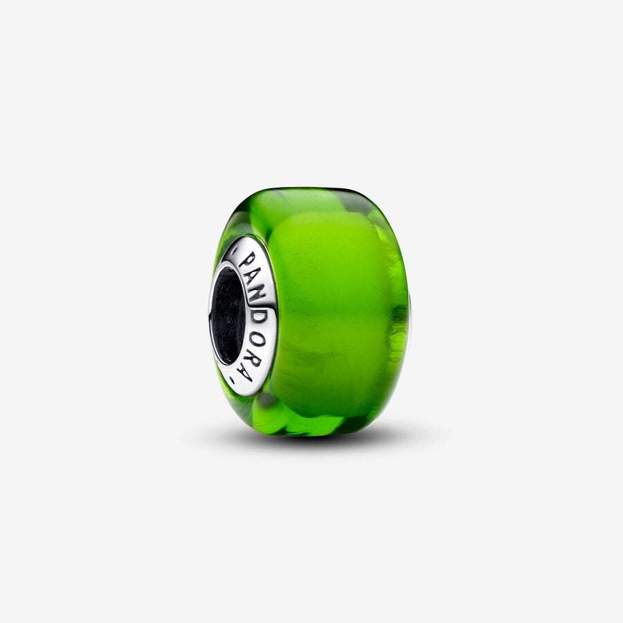 Charm Mini Vetro di Murano Verde - Qshops (Pandora)