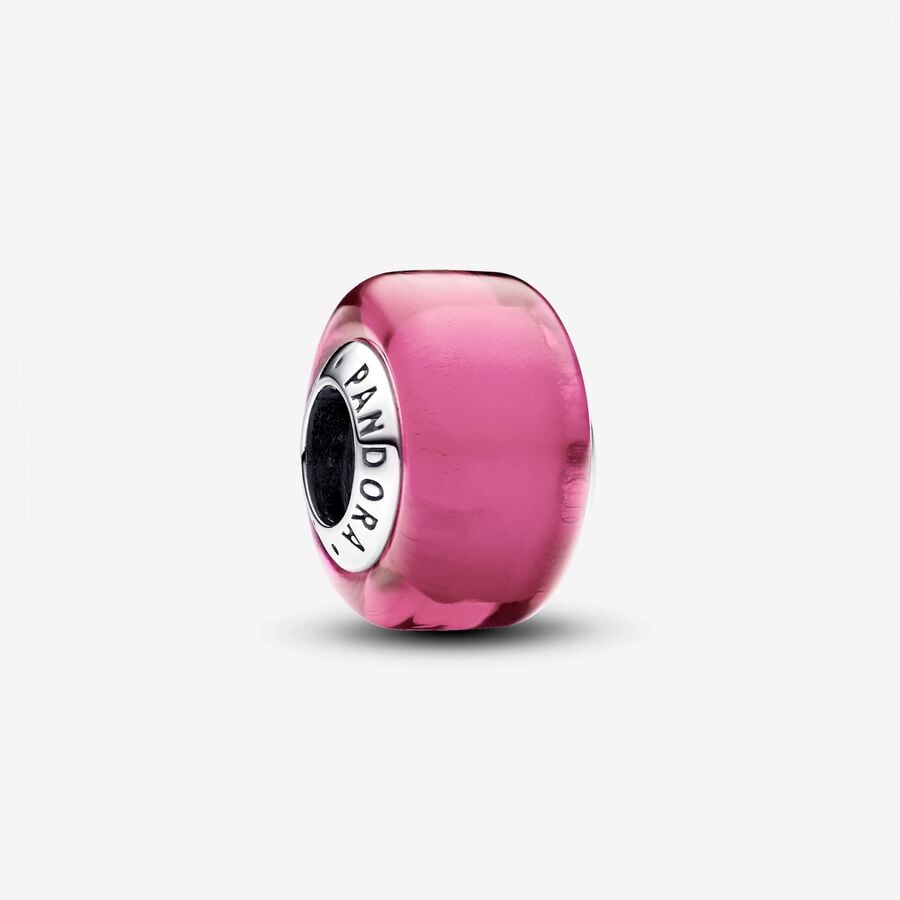 Charm Mini Vetro di Murano Rosa - Qshops (Pandora)