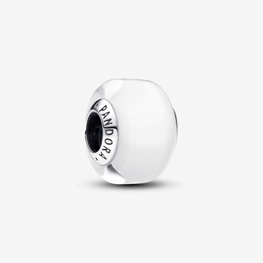 Charm Mini Vetro di Murano Bianco - Qshops (Pandora)