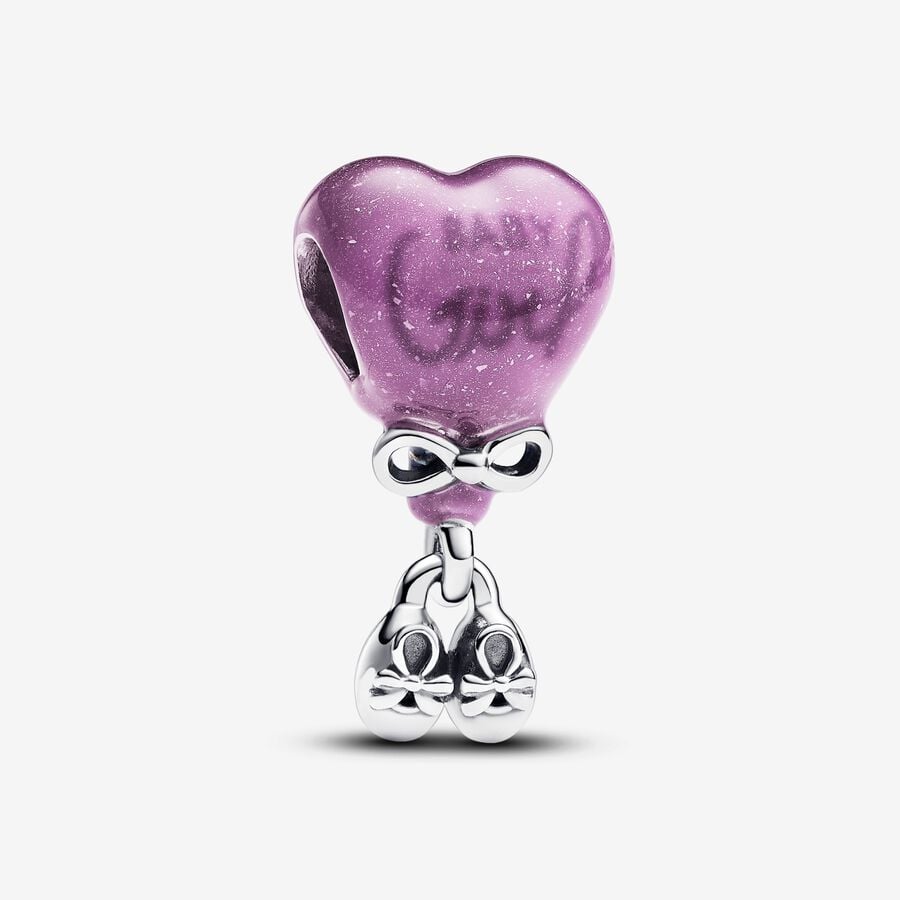 Charm Gender Reveal Baby Girl che cambia colore - Qshops (Pandora)